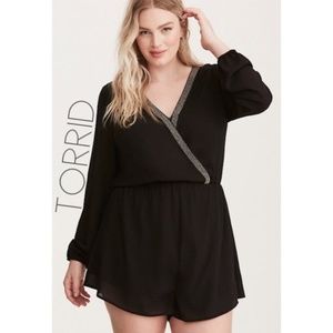 Beaded Embellished Romper